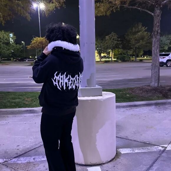 Takeover Heavyweight Full Zip Hoodie Black L NWOT - Picture 1 of 9